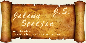 Jelena Steljić vizit kartica